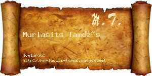 Murlasits Tamás névjegykártya